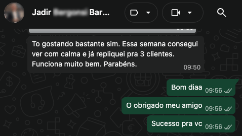 Depoimento de cliente do Dashfy